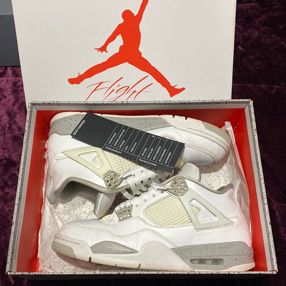 Jordan 4 white Oreos
